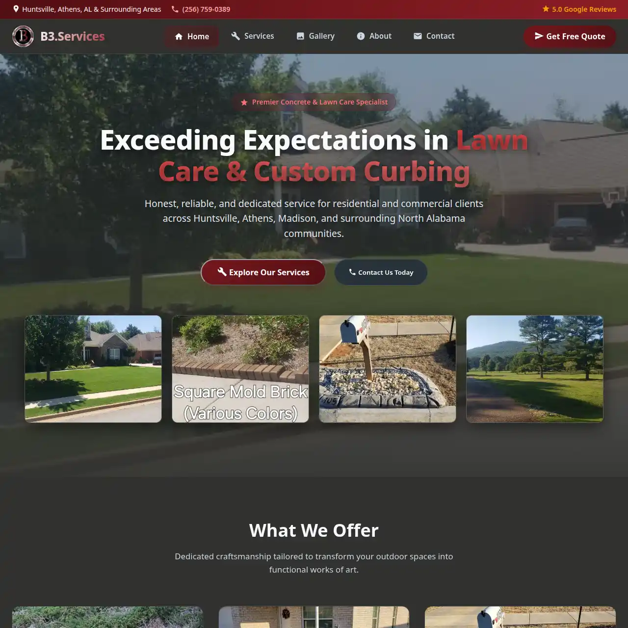 B3 Services Website Preview